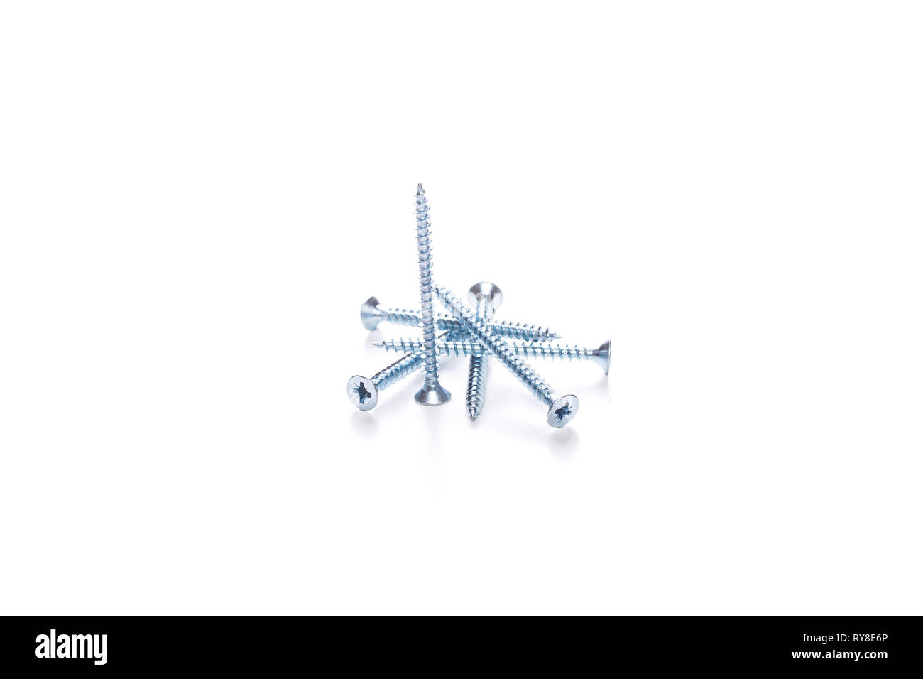 Viti isolato su sfondo vuoto Foto Stock