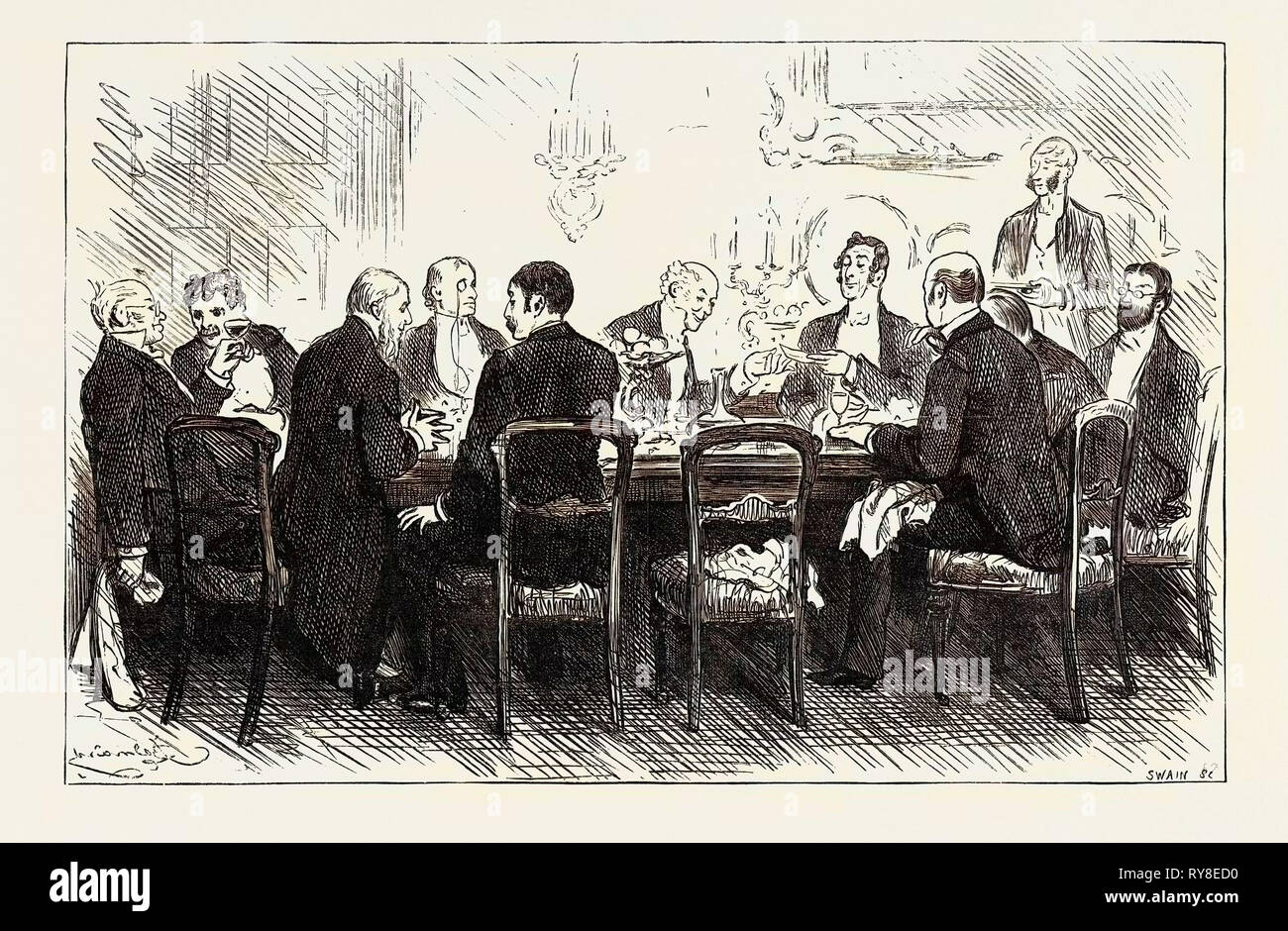 Così egli ha semplicemente redatti a matita sul retro " Non si può dare a qualcun altro?" 1880 Foto Stock
