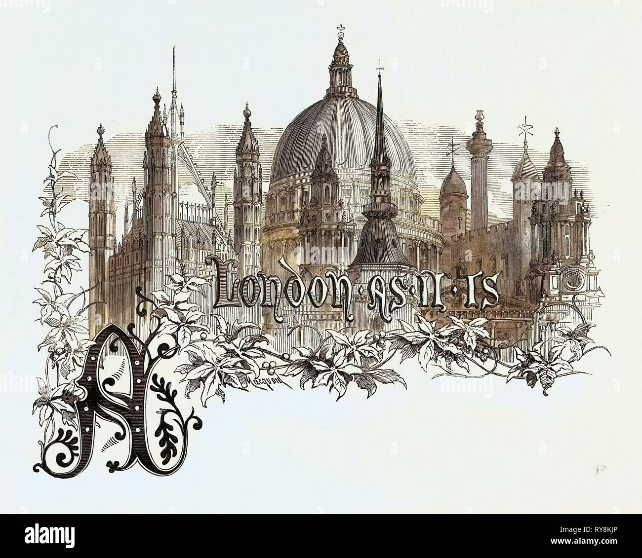 A Londra come esso è Foto Stock