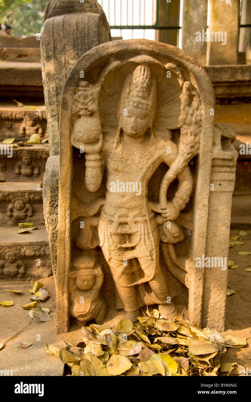 Asia, Sri Lanka, Anuradhapura, Sri Maha Bodhi, Mahamewna Gardens Foto Stock