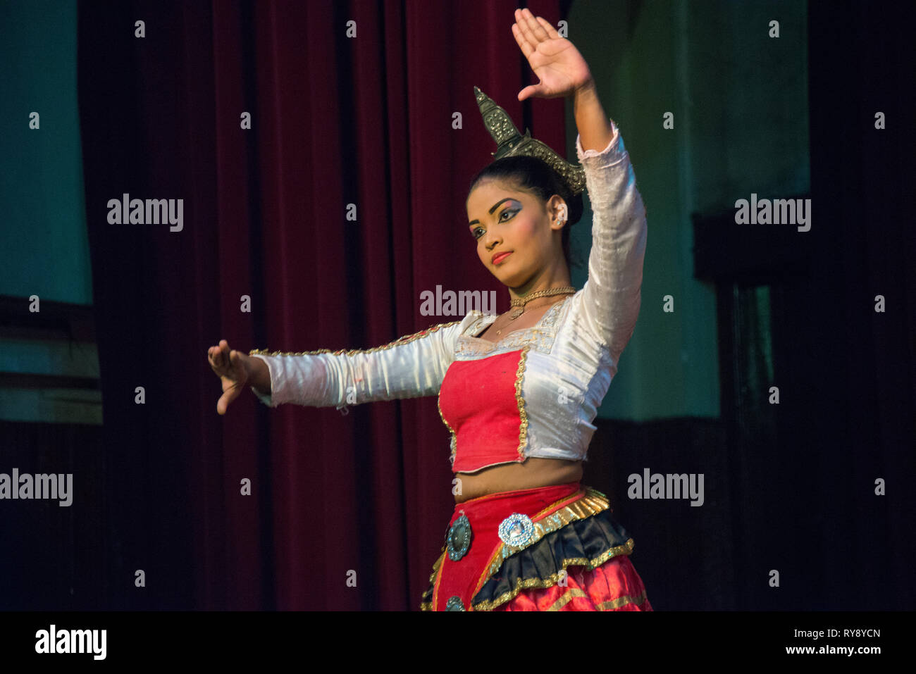 Asia, Sri Lanka, Kandy, Kandyan dance Foto Stock