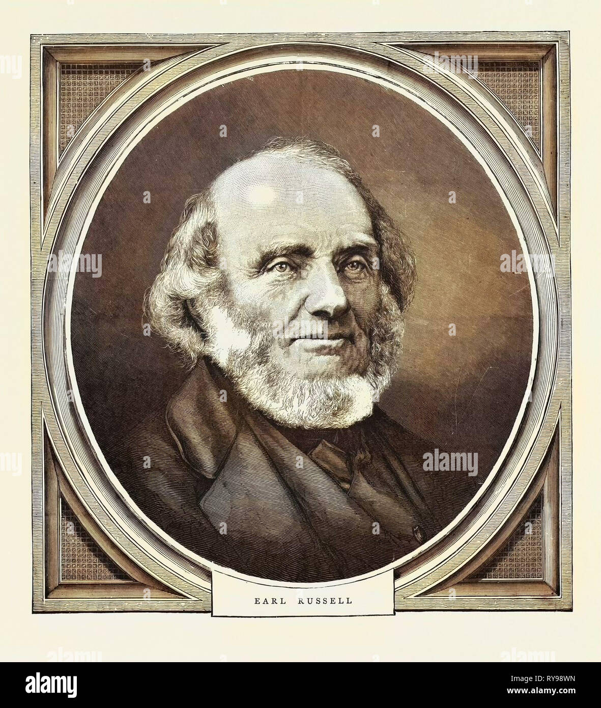 Earl Russell, 1792 - 1878 Foto Stock