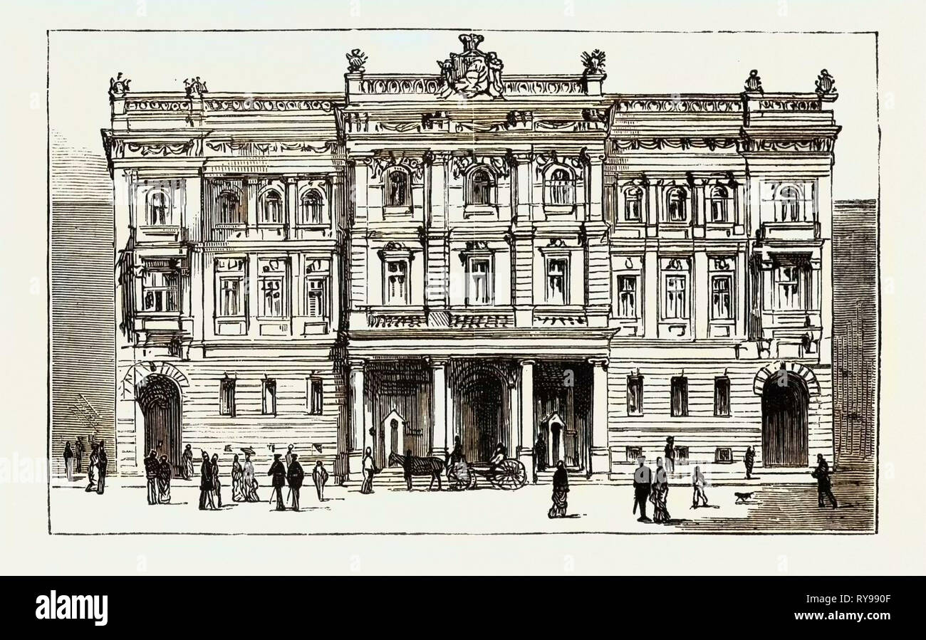 Il Congresso di Berlino,l'ambasciata austriaca Foto Stock