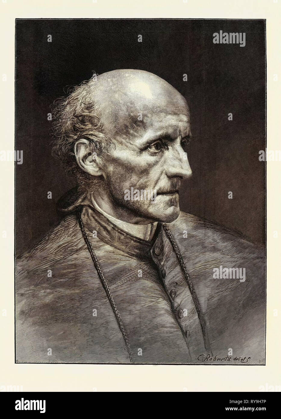 Il Reverendissimo Henry Edward Manning, D.D., Arcivescovo cattolico di Westminster Foto Stock