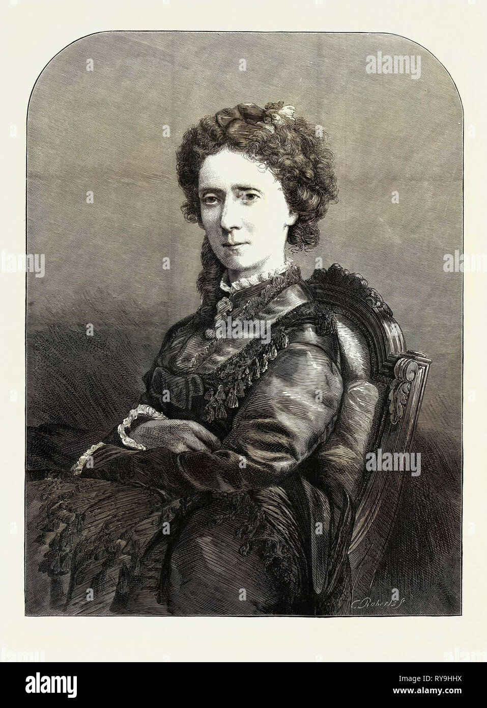 La sua maestà imperiale l'imperatrice di Russia Foto Stock