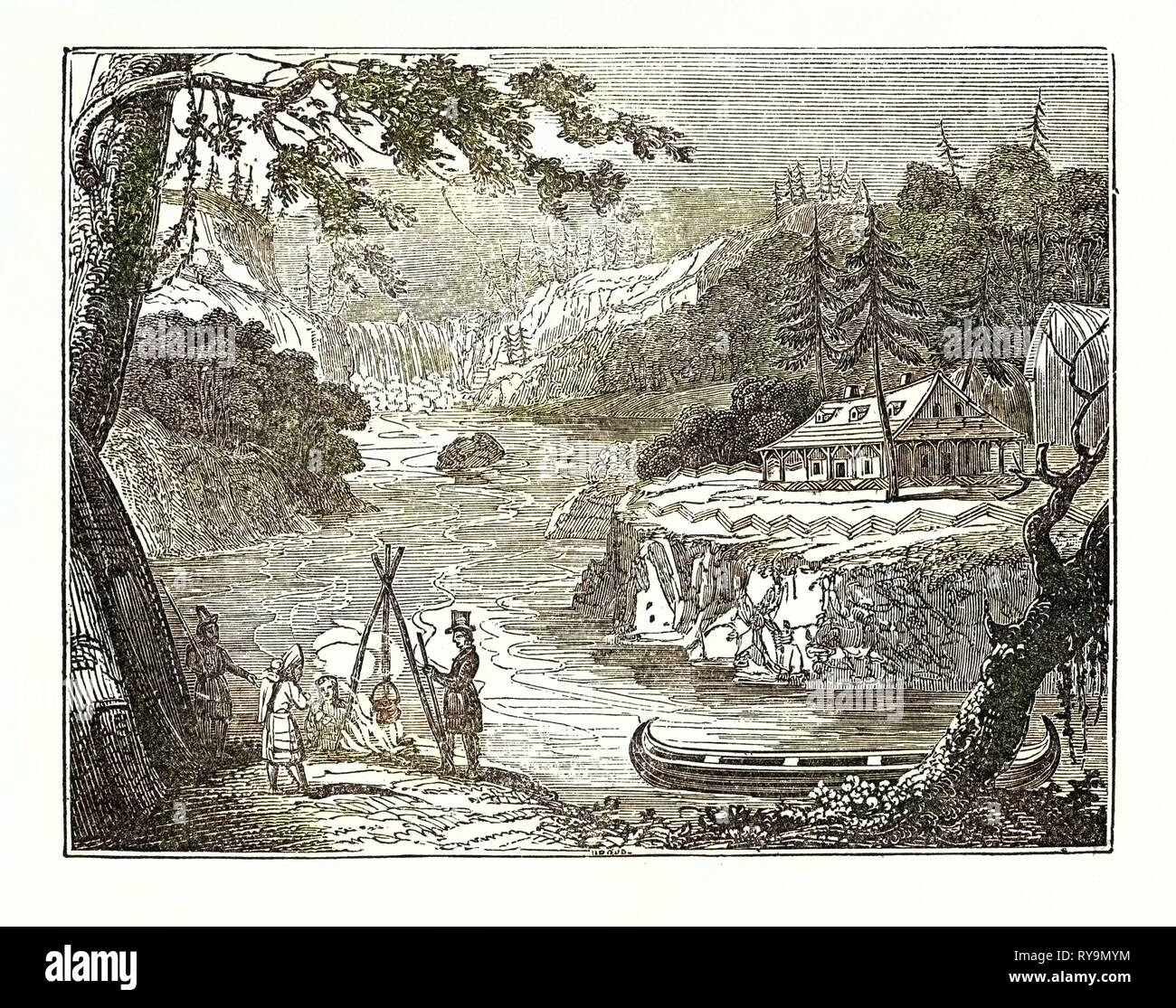 Un Canadese RESIDENCE, CANADA Foto Stock