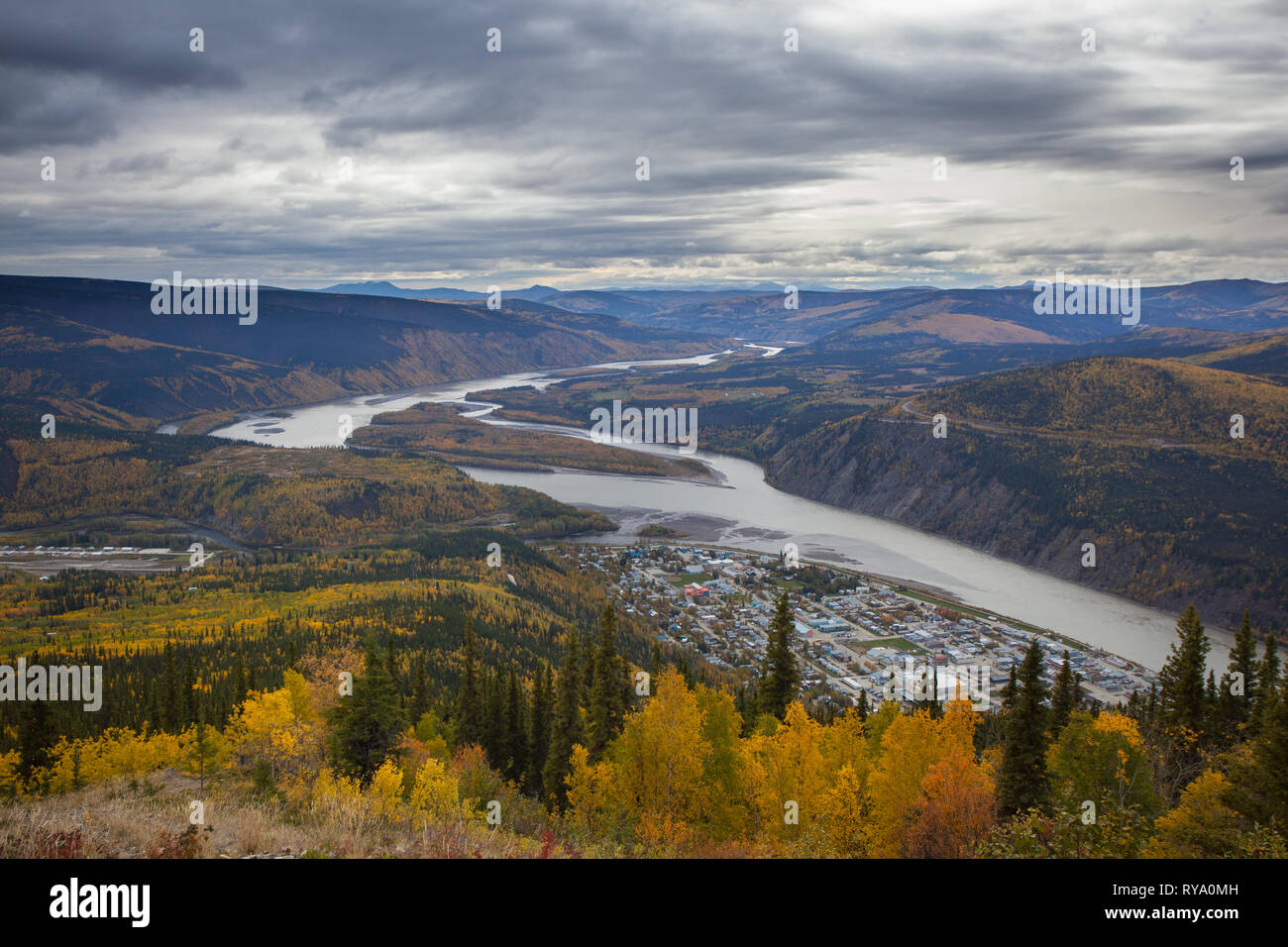 Dawson City, Klondike Regione, Yukon Territory, Canada Foto Stock