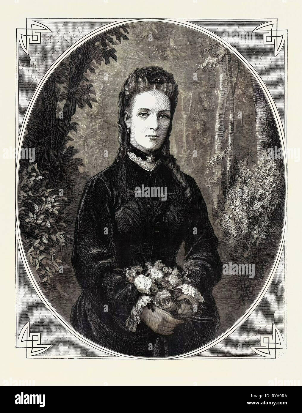 S.a.r. La Principessa di Galles, 1870 Foto Stock