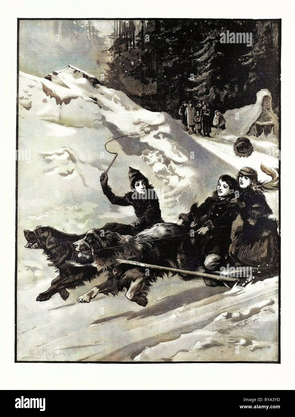 Una partita di trotto in Canada mente egli non rompere il martinetto Foto Stock