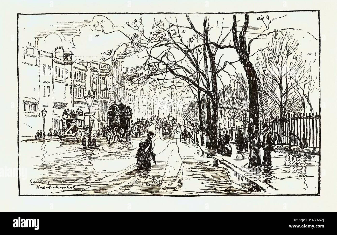 Piccadilly London REGNO UNITO Foto Stock