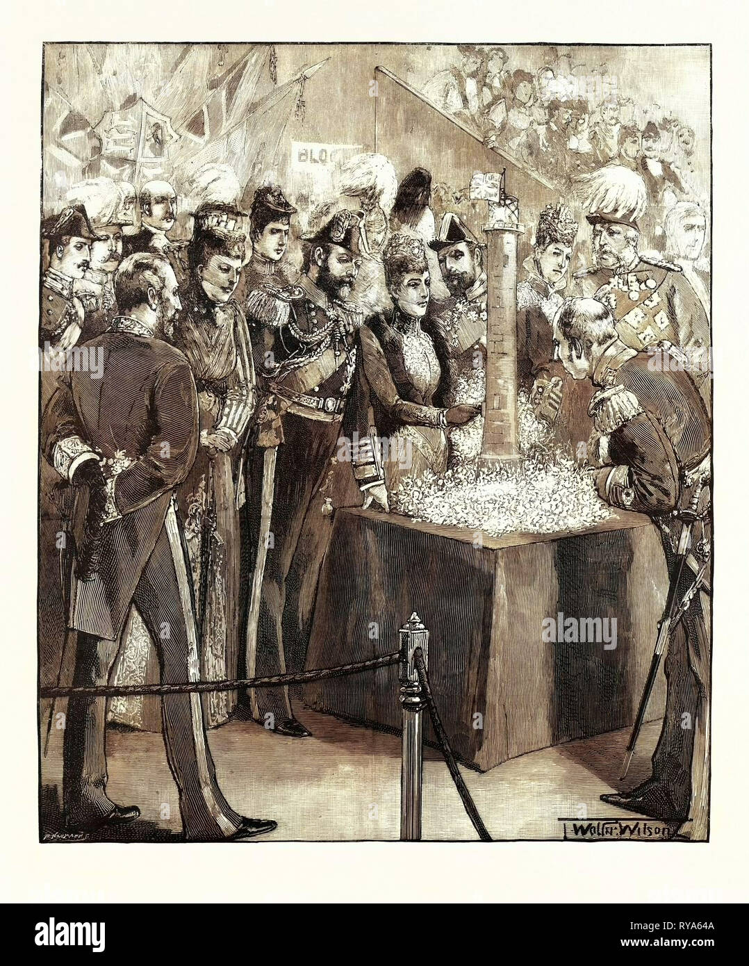 Il principe e la Principessa di Galles l'apertura della mostra navale Foto Stock