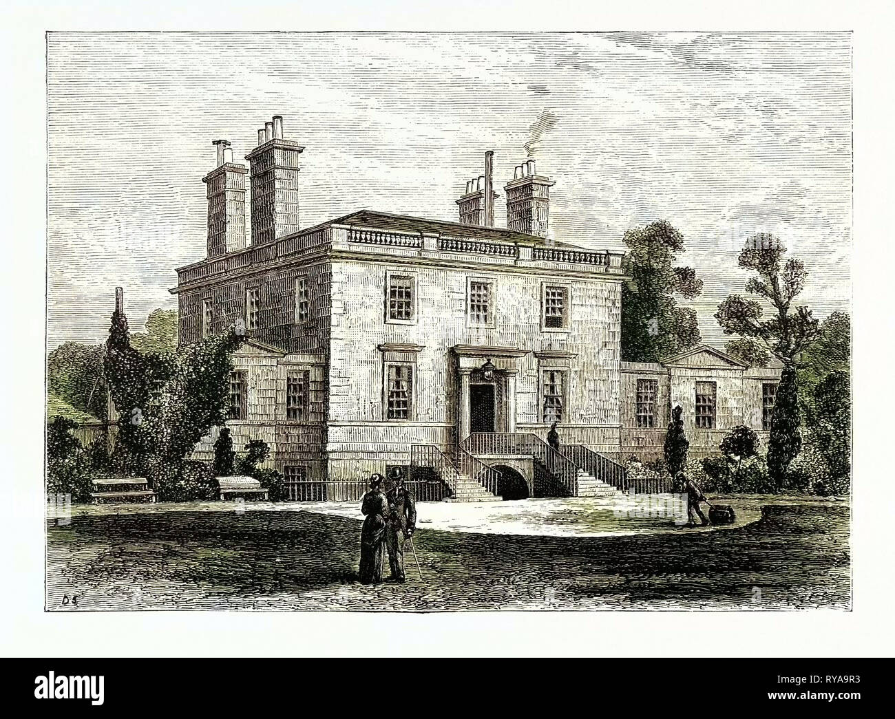 Edimburgo: Warriston House Foto Stock