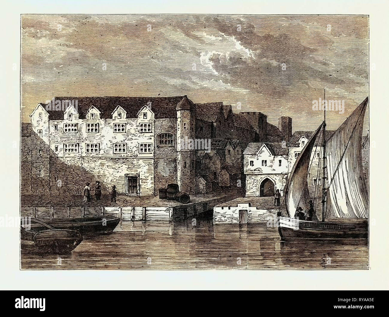 Bridewell nel 1666 Londra Foto Stock