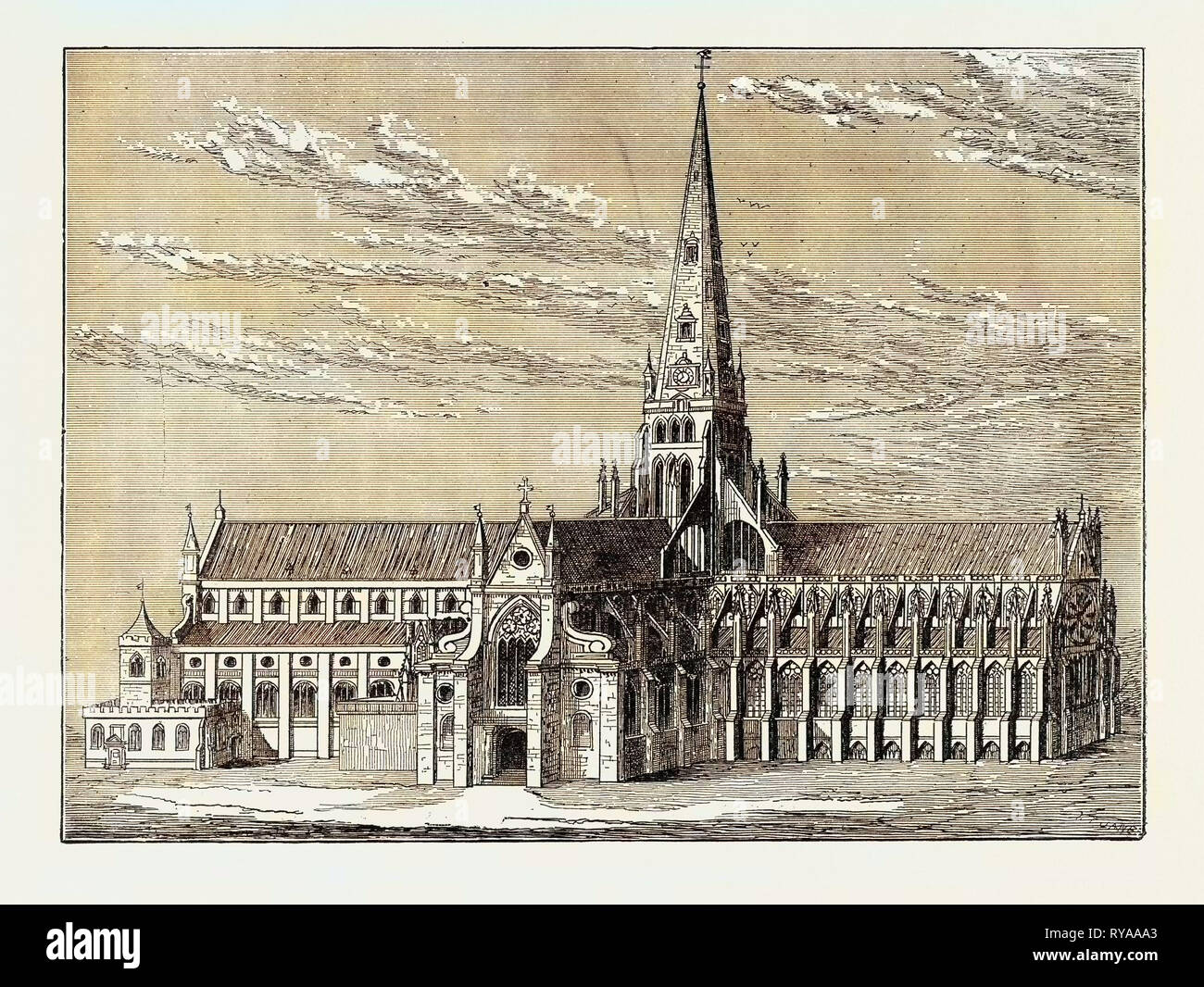 Vecchia San Paolo Londra Foto Stock