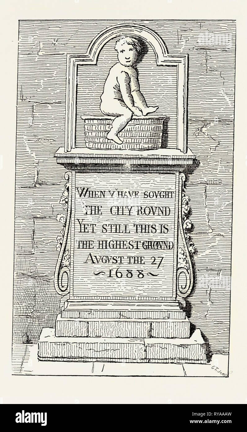 La figura nel vicolo Panyer Londra Foto Stock