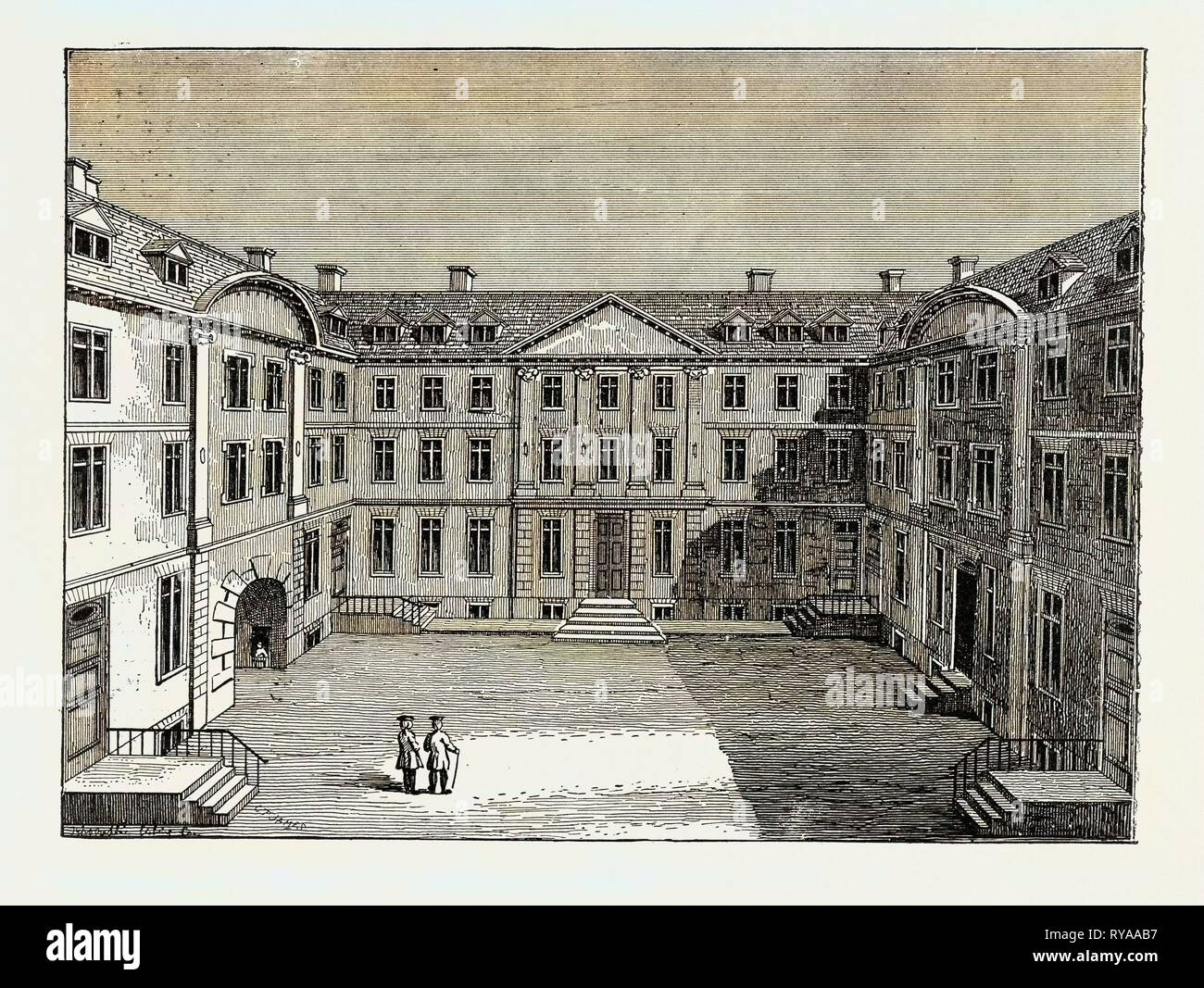 Araldi' College circa 1700 Londra Foto Stock