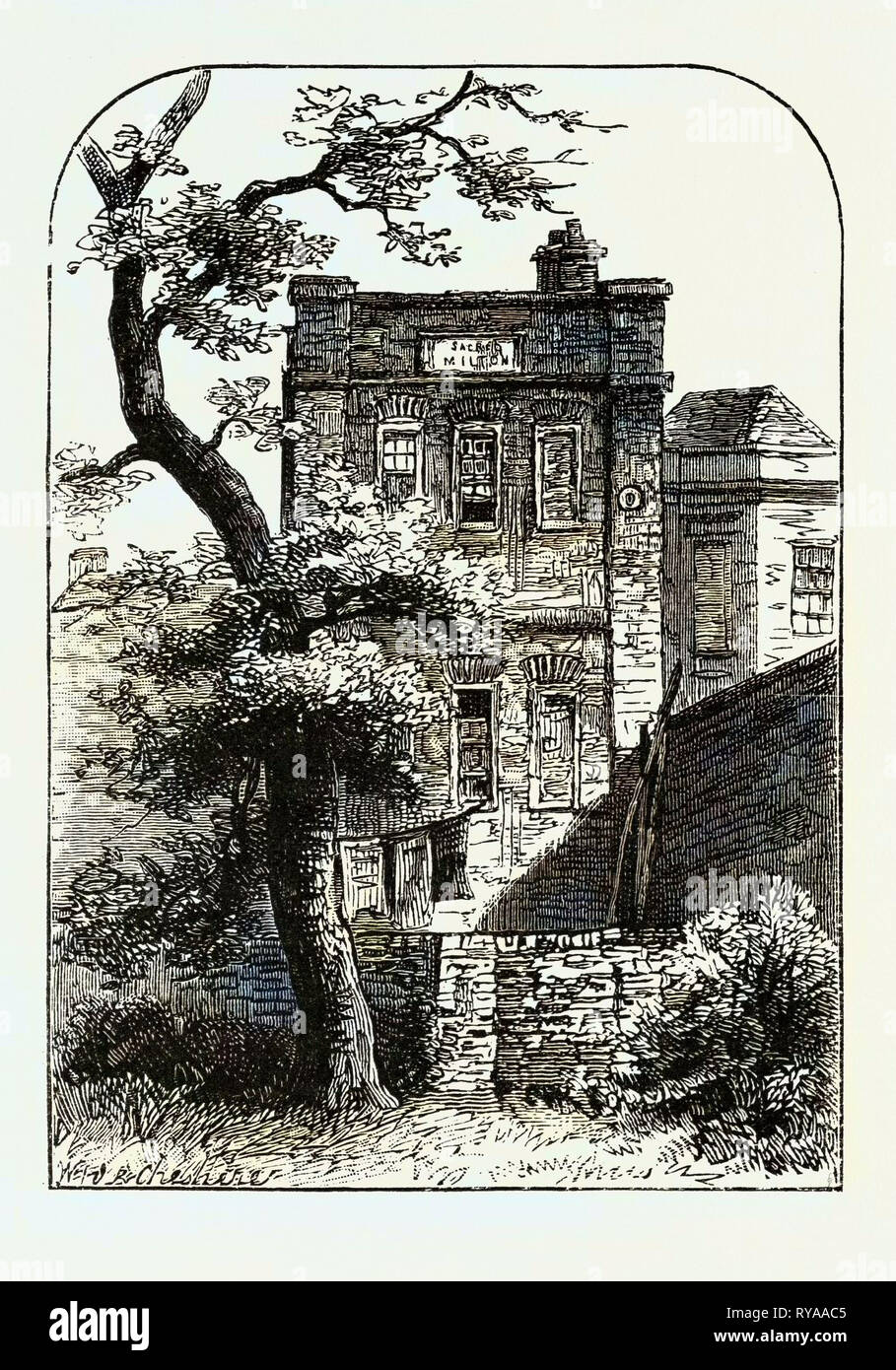 Milton's House Londra Foto Stock