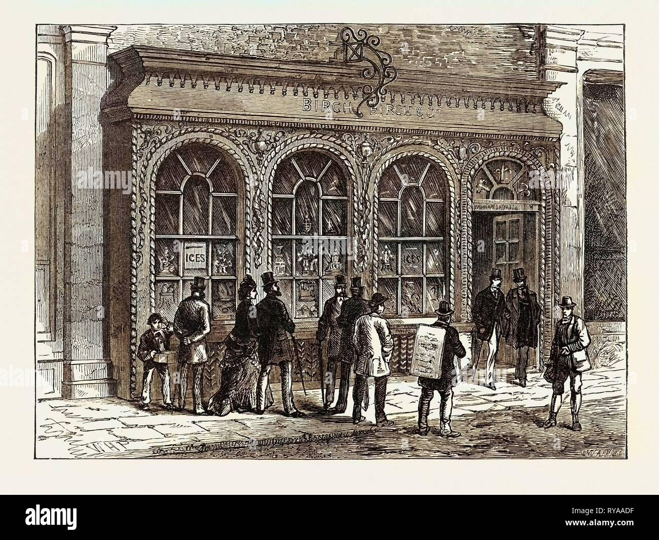 La Betulla negozio Cornhill London Foto Stock