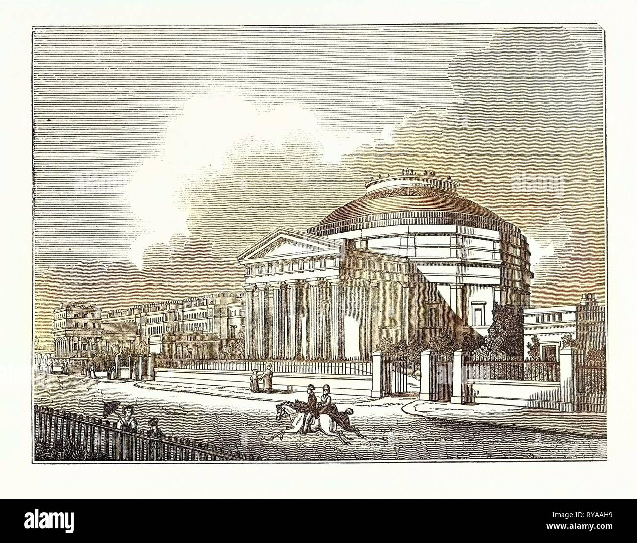 Il Colosseo nel Regent's Park London 1833 Foto Stock