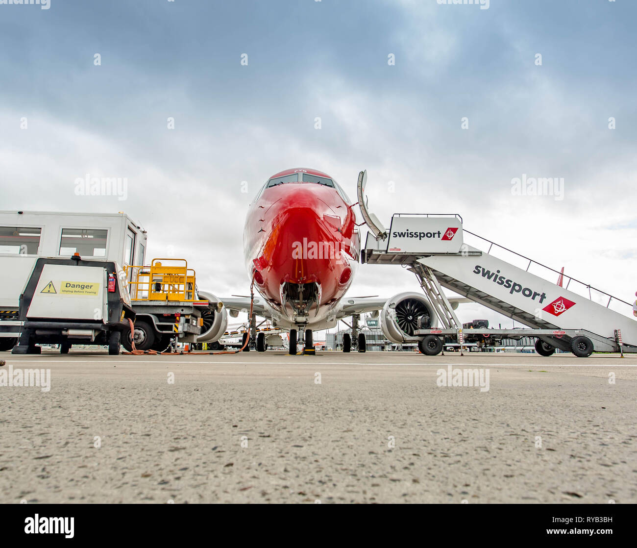 Norwegian Air Max 737-8 Foto Stock