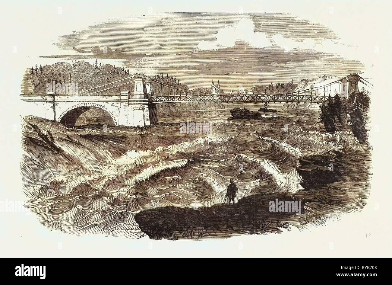 Ottawa, la proposta di capitale del Canada, 1858 Foto Stock