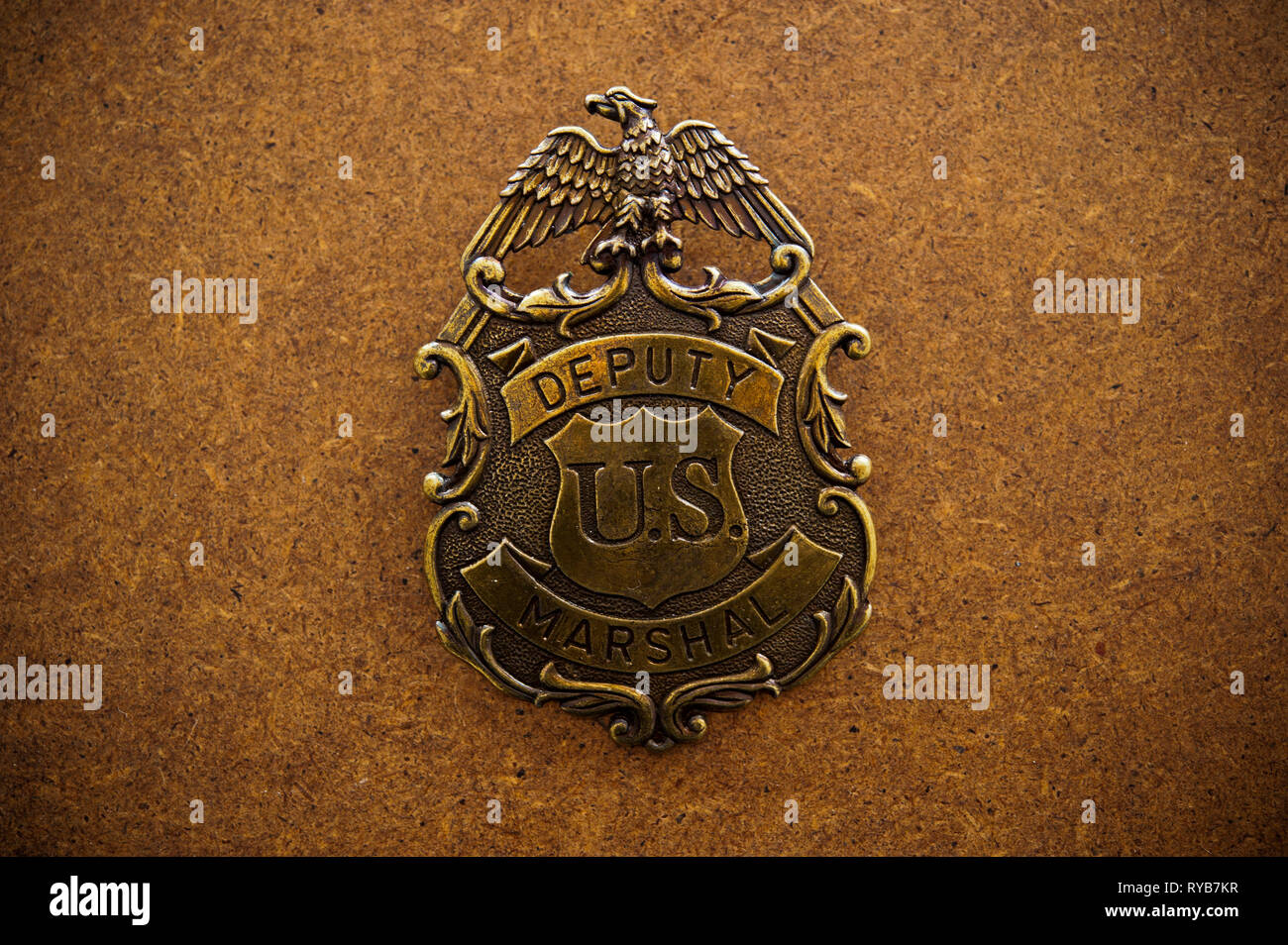 Stati Uniti Il maresciallo badge Foto Stock