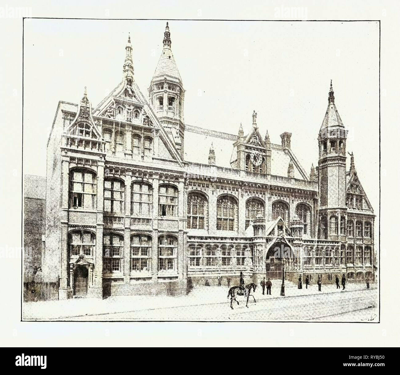 Il nuovo Palazzo di Giustizia a Birmingham, aperto da le LL.AA.RR Il principe e la Principessa di Galles: l'esterno del nuovo Palazzo di Giustizia Foto Stock