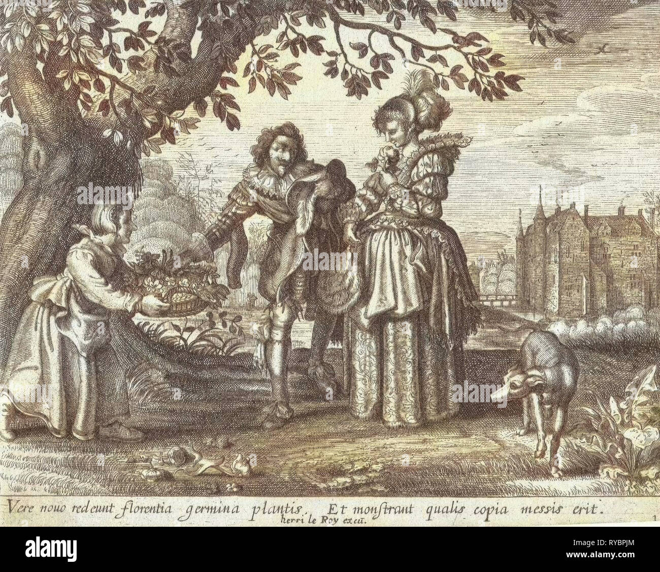 Molla, Daniël van den Bremden, Adriaen Pietersz. van de Venne, Herri le Roy, 1625 - 1630 Foto Stock