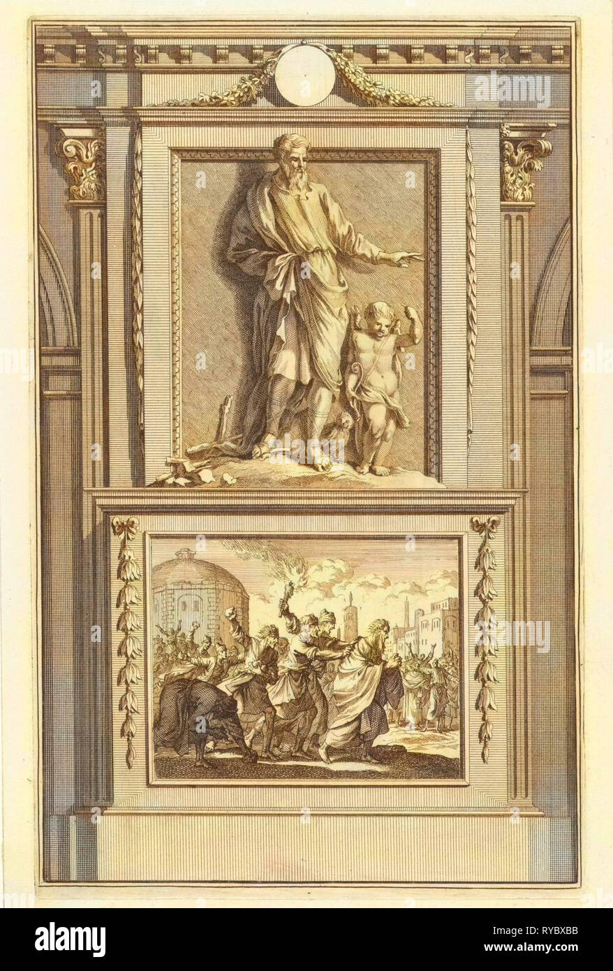 H. Quadratus di Atene, apologista, Jan Luyken, Zacharias Chatelain II, Jan Goeree, 1698 Foto Stock