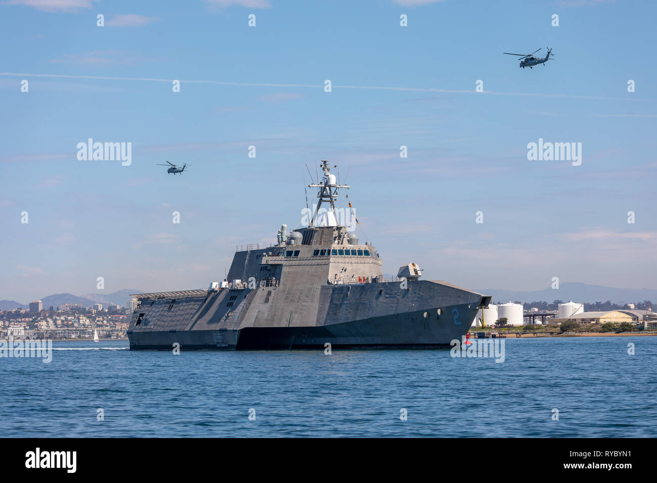 USS Indipendenza Littoral Combat Ship Foto Stock