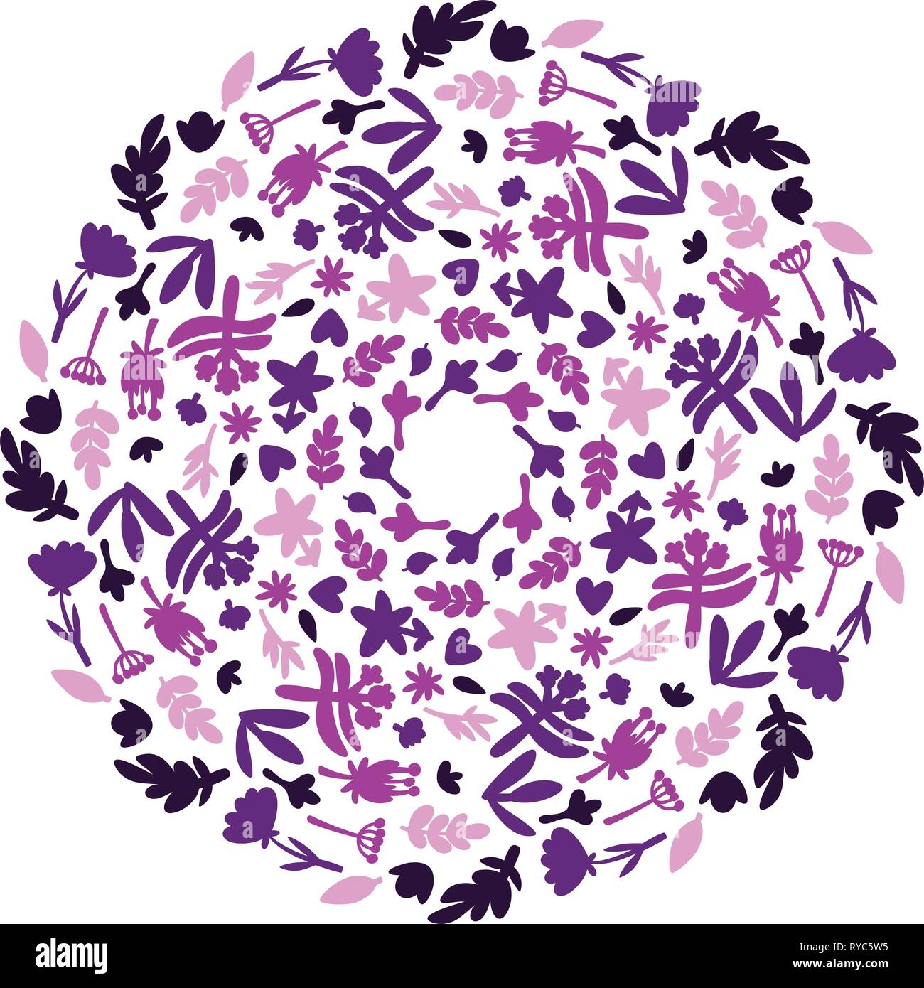 Flower mandala. Vintage di elementi decorativi. Doodle pattern, illustrazione vettoriale. L'Islam, l'Arabo, indiano, turco, Pakistan, cinese, motivi ottomano Illustrazione Vettoriale