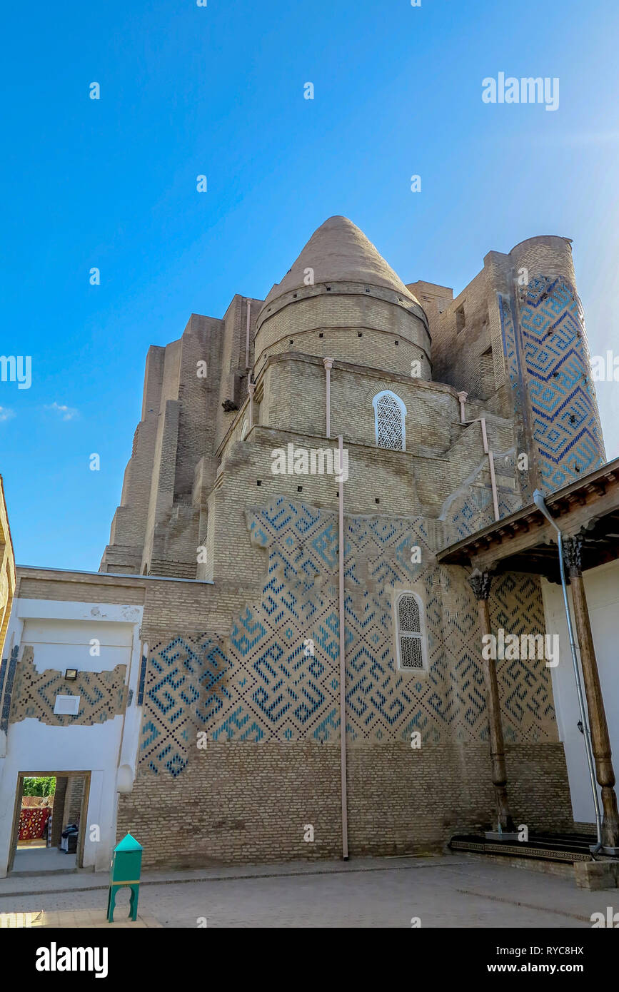 Shahrisabz Ak Saray White Palace Dorus Saodat complesso vista posteriore Foto Stock