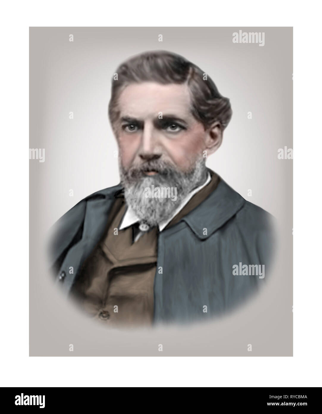 Sir W.M. Flinders Petrie 1853-1942 egittologo inglese Foto Stock