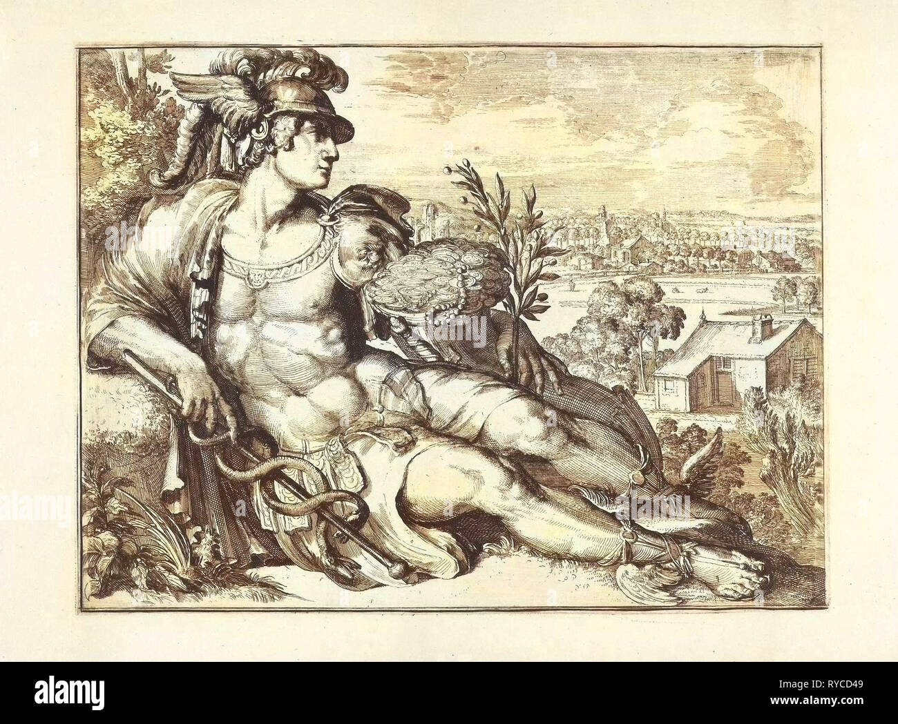 Il mercurio, Romeyn de Hooghe, 1688 - 1689 Foto Stock