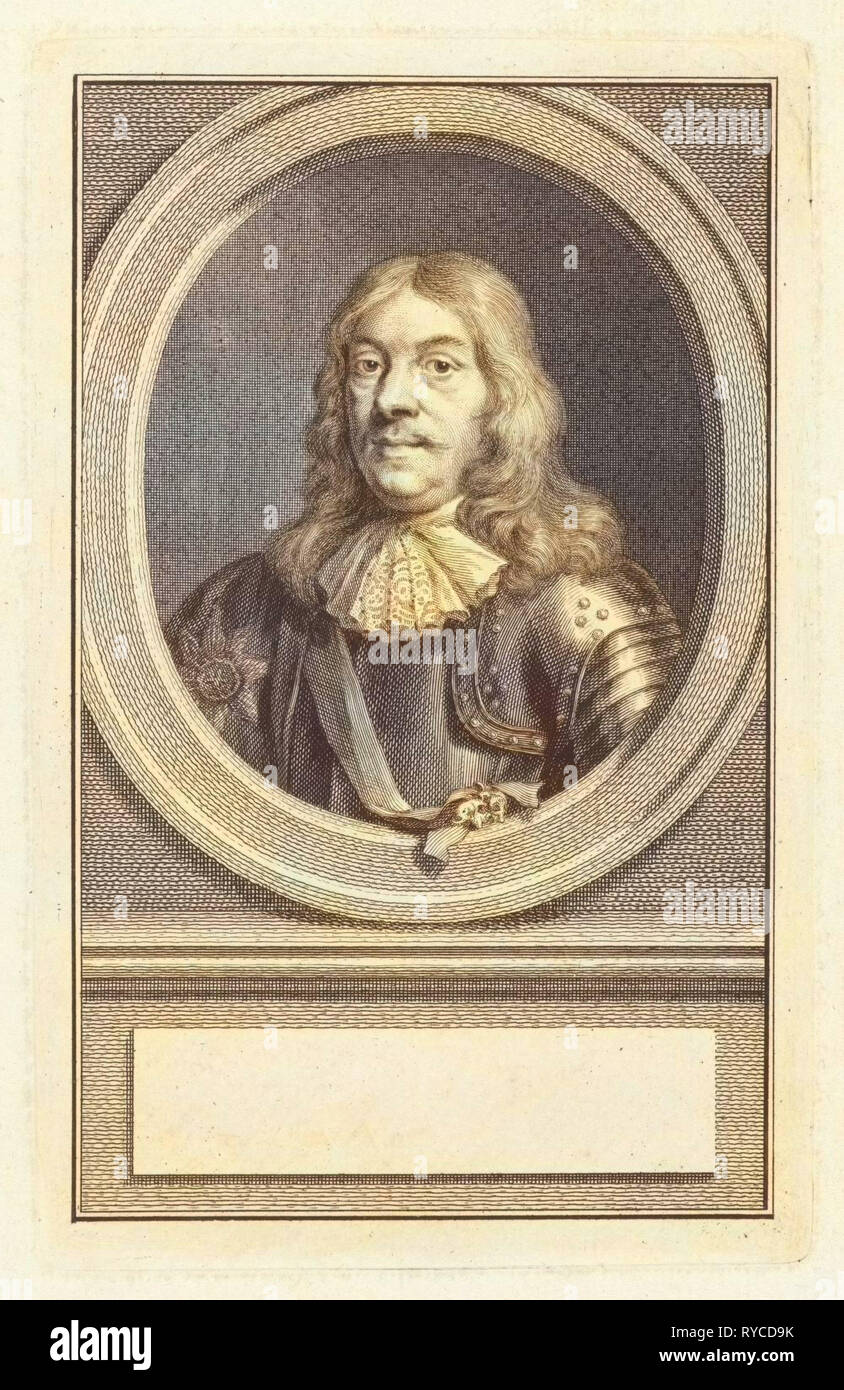 Ritratto di Cornelis Tromp, Jacob Houbraken, 1747 - 1759 Foto Stock