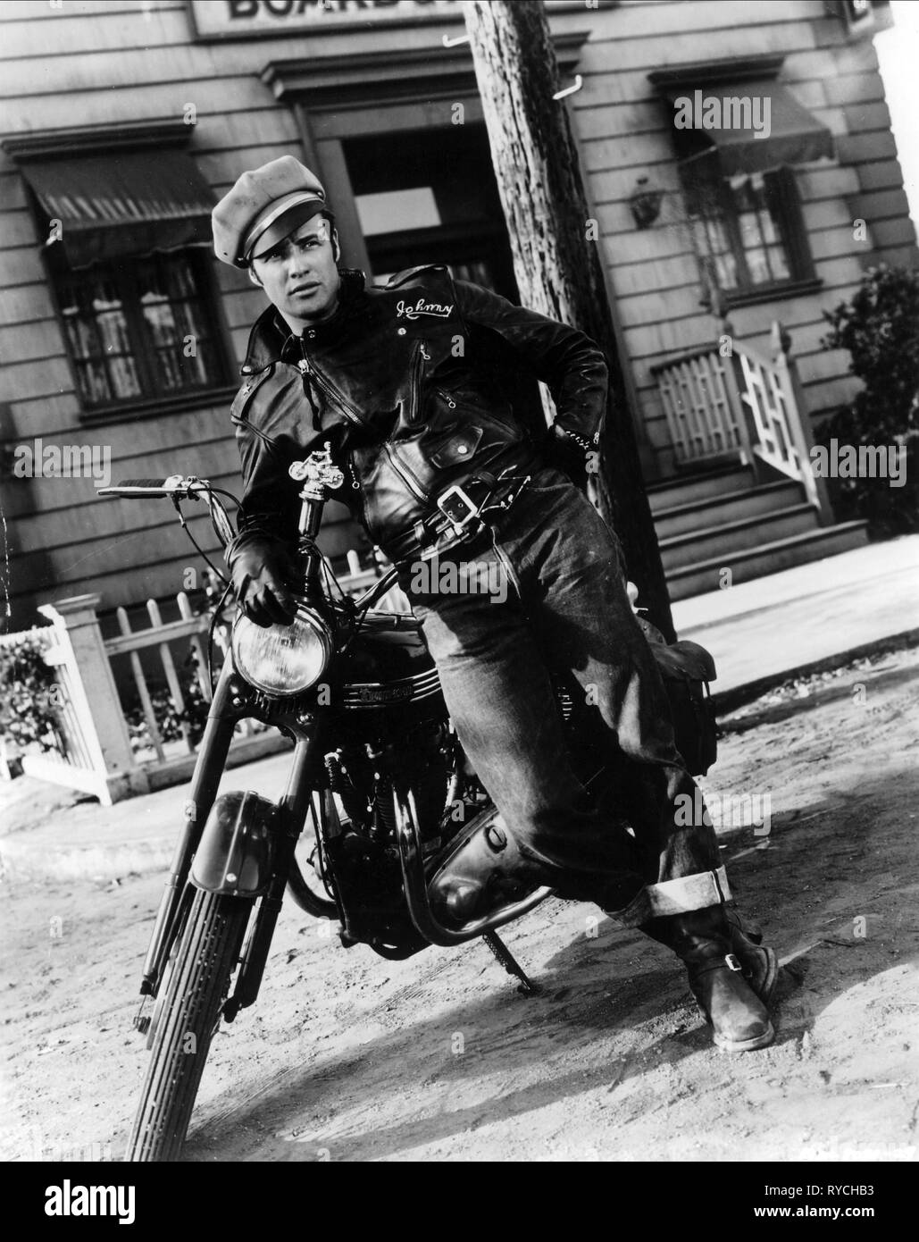 MARLON BRANDO, quello selvaggio, 1953 Foto Stock