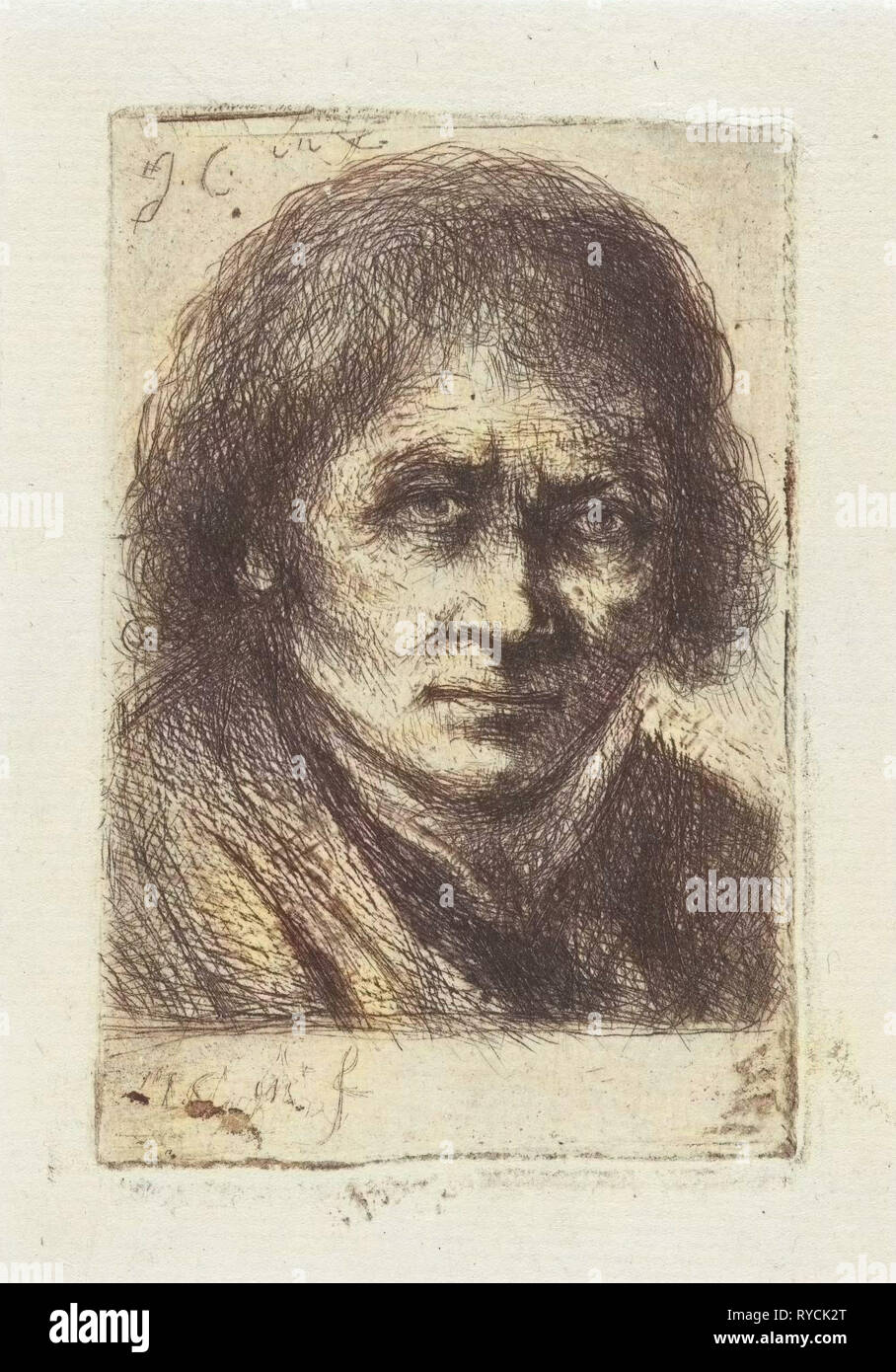 Maschio adulto, Jan Chalon, 1748 - 1795 Foto Stock