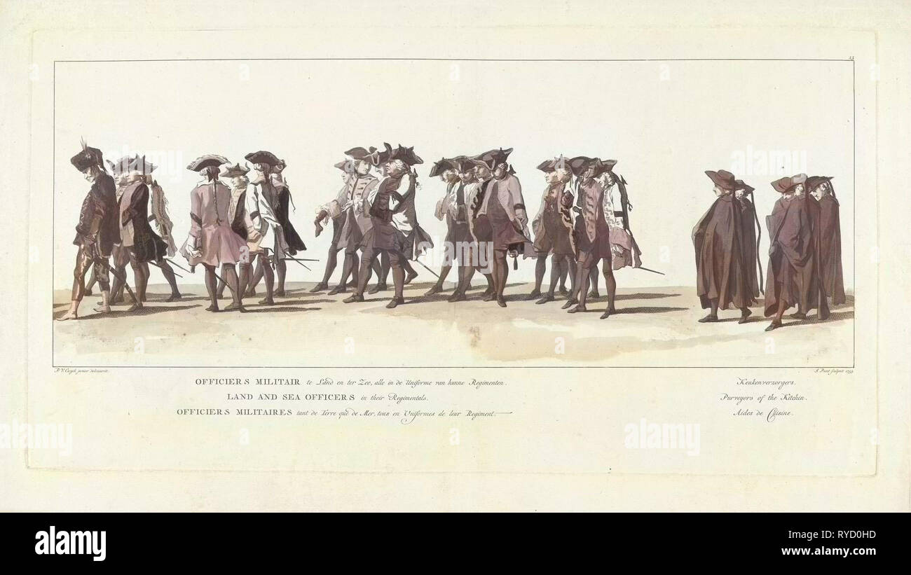 Stazione di Guglielmo IV, 1752, la piastra 13, Jan Punt, 1752 Foto Stock