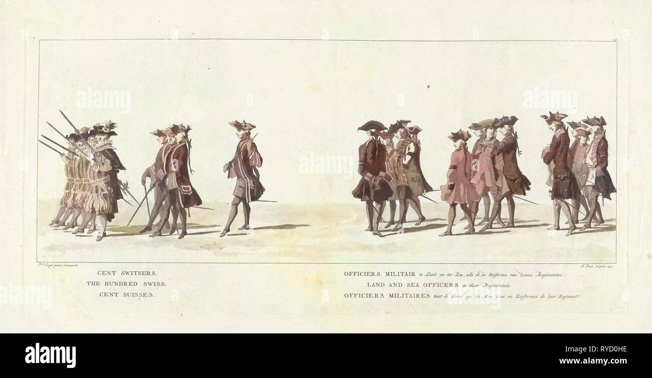 Stazione di Guglielmo IV, 1752, la piastra 12, Jan Punt, 1752 Foto Stock