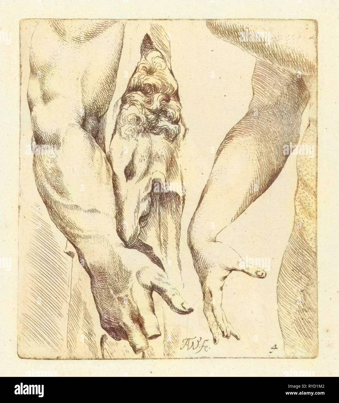 Armstudies, Augustinus Terwesten (MI), 1672 - 1711 Foto Stock