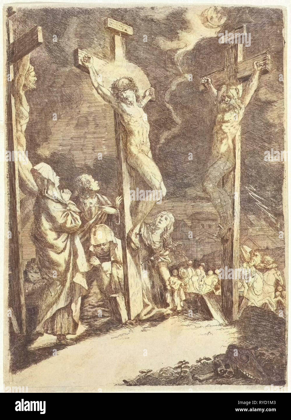 Cristo sulla croce, anonimo, 1600 - 1700 Foto Stock