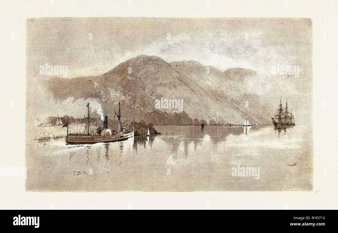 Cap Tourmente, Canada, diciannovesimo secolo incisione Foto Stock