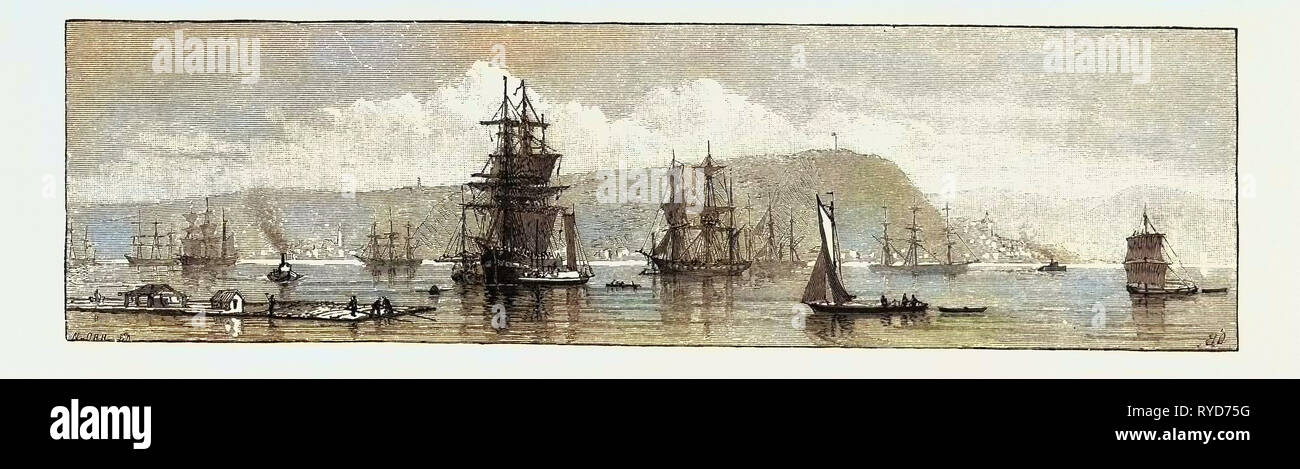 Quebec, Canada, diciannovesimo secolo incisione Foto Stock