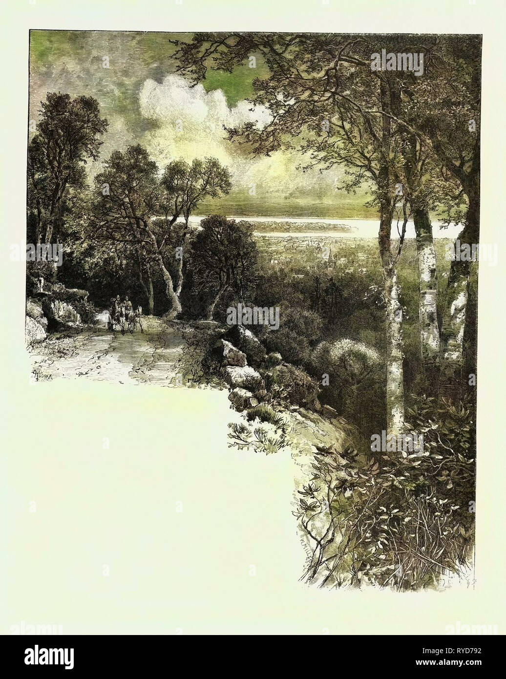 Unità di Montreal, Canada, diciannovesimo secolo incisione Foto Stock