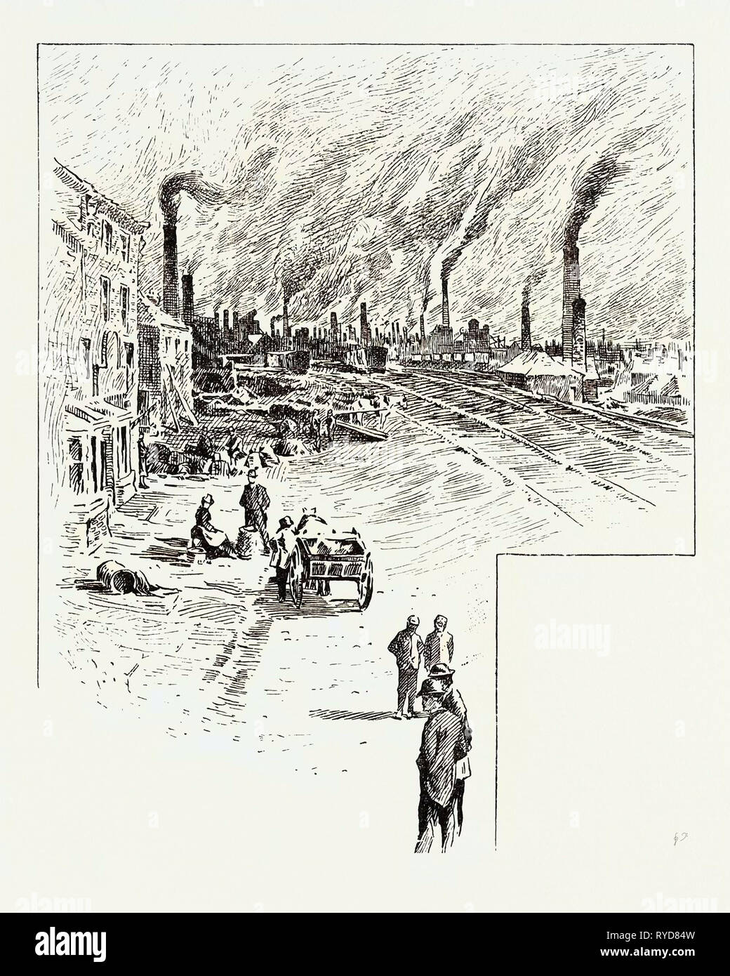 Willington, Willington è una città Former-Pit nella Contea di Durham, Inghilterra. È ai piedi delle colline di Pennines e vicino al fiume l'usura. Regno Unito Foto Stock