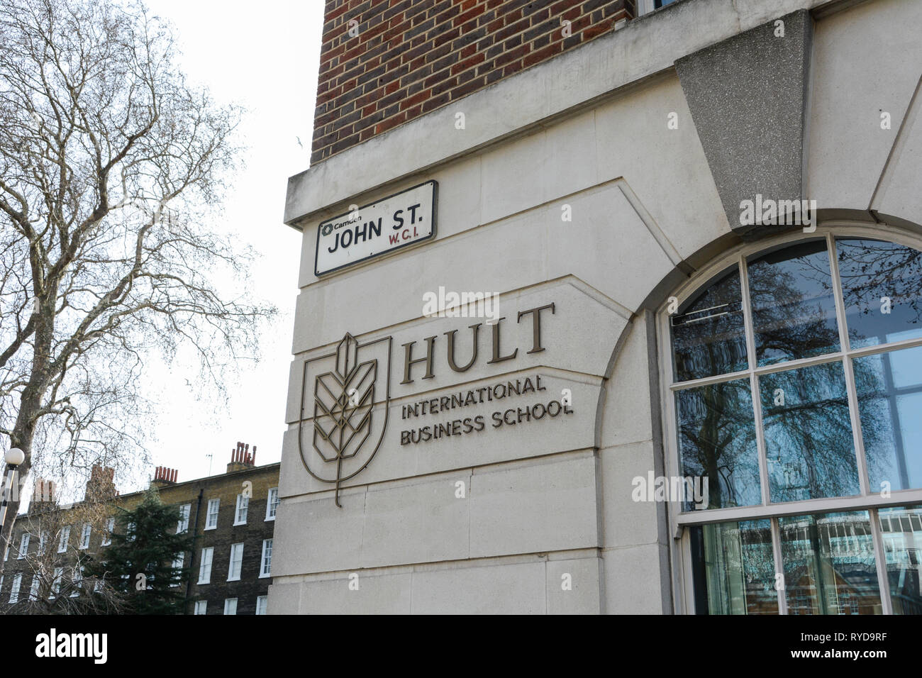 Hult International Business School, John Street, Londra, WC1, Regno Unito Foto Stock