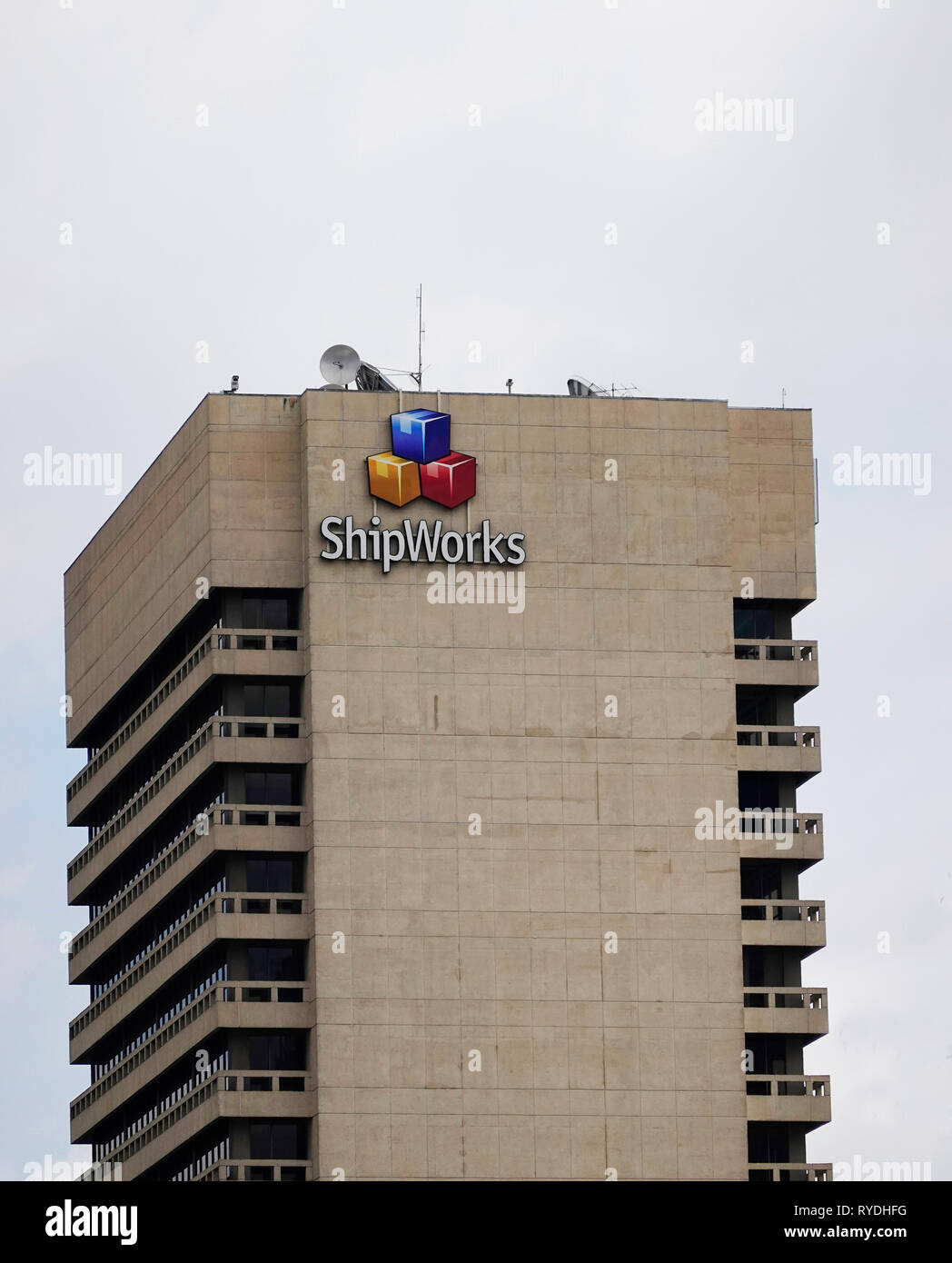 Ufficio ShipWorks e sede di Saint Louis nel Missouri Foto Stock