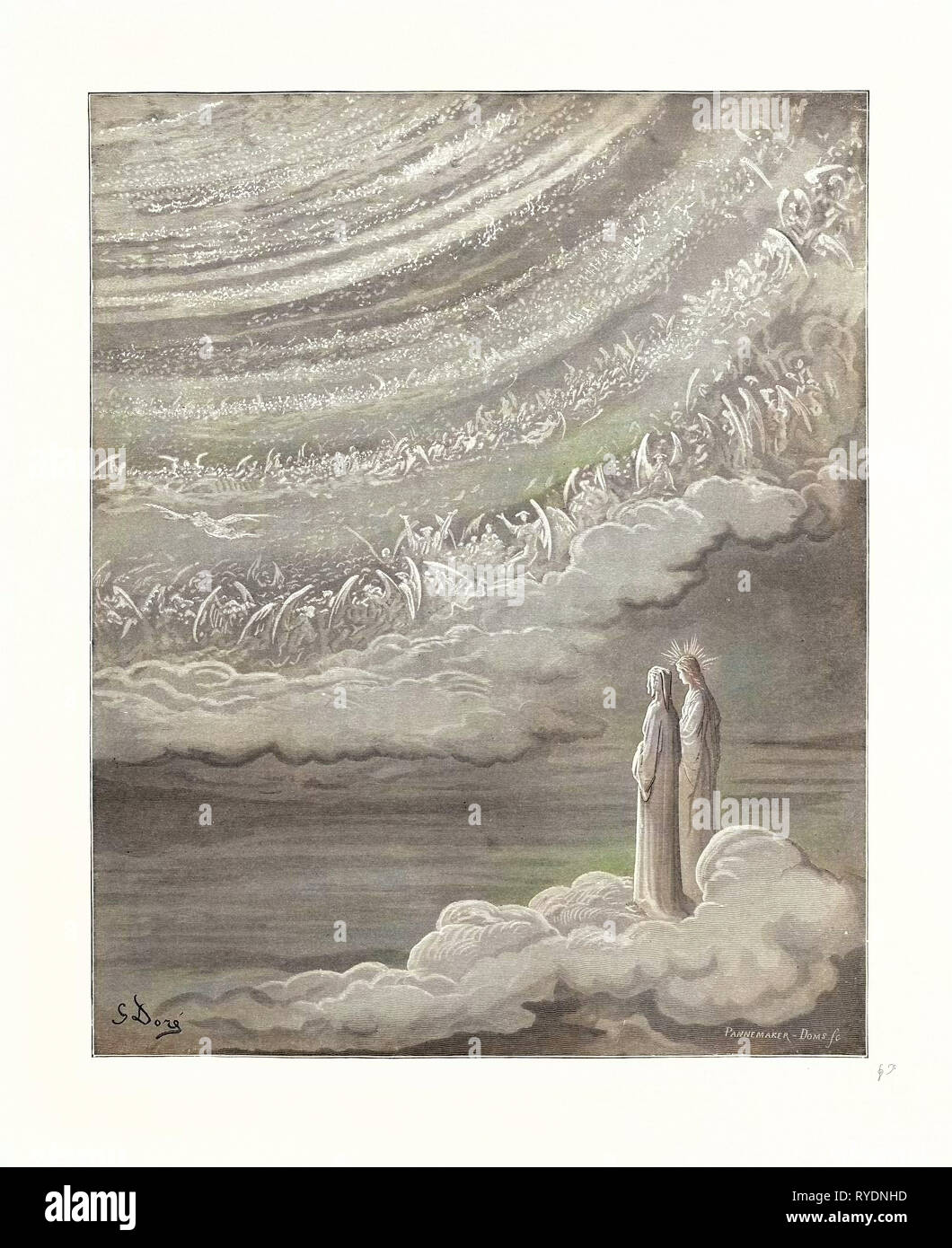 Il nono cielo Foto Stock