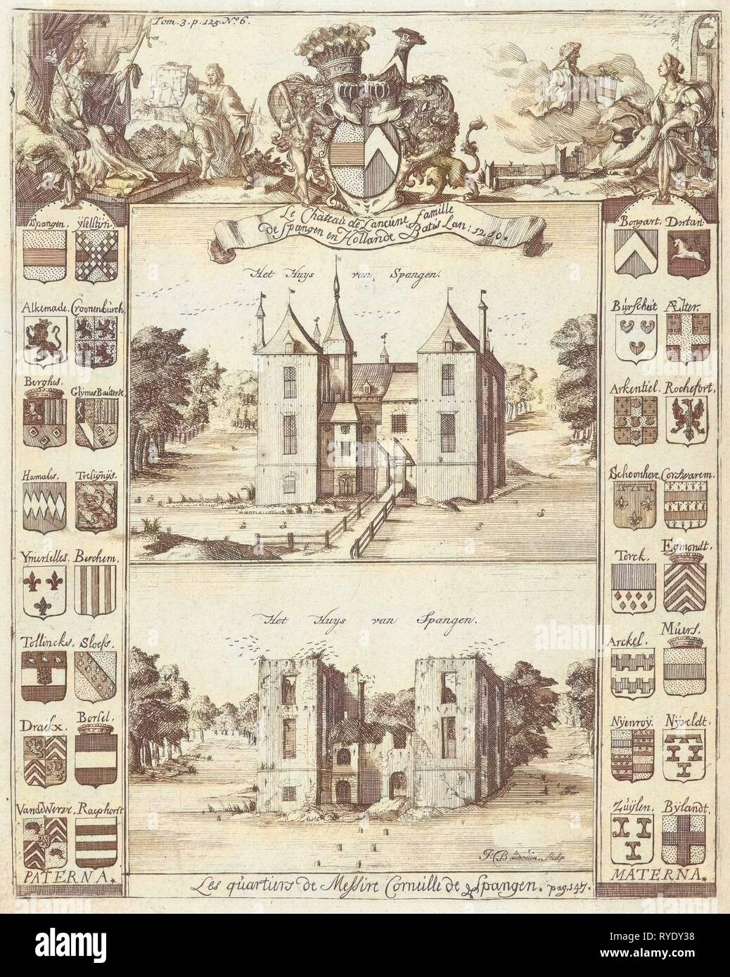 Casa di Spangen, Paesi Bassi, I. Baudouin, 1600 - 1650 Foto Stock
