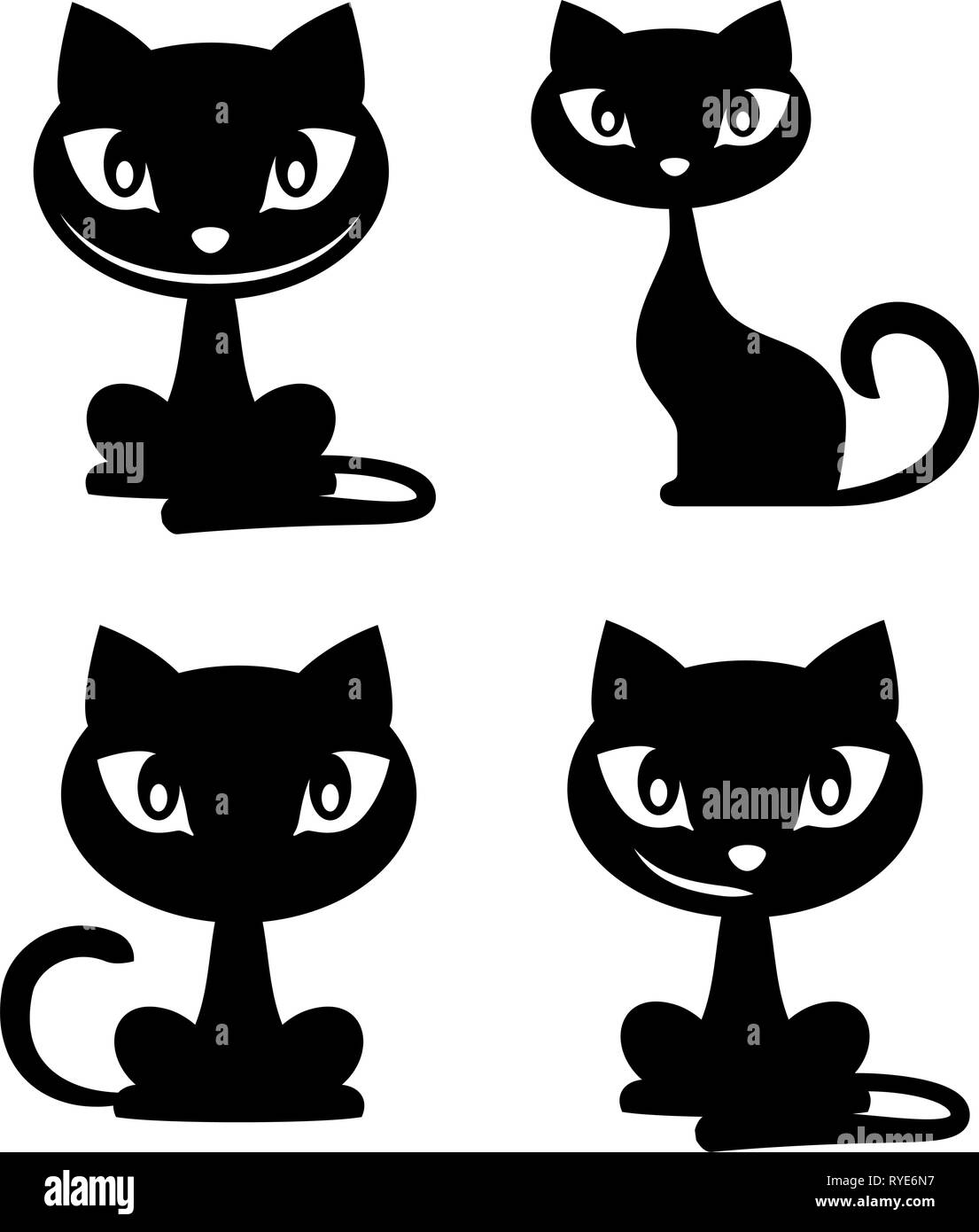 Icona del gatto Illustrazione Vettoriale